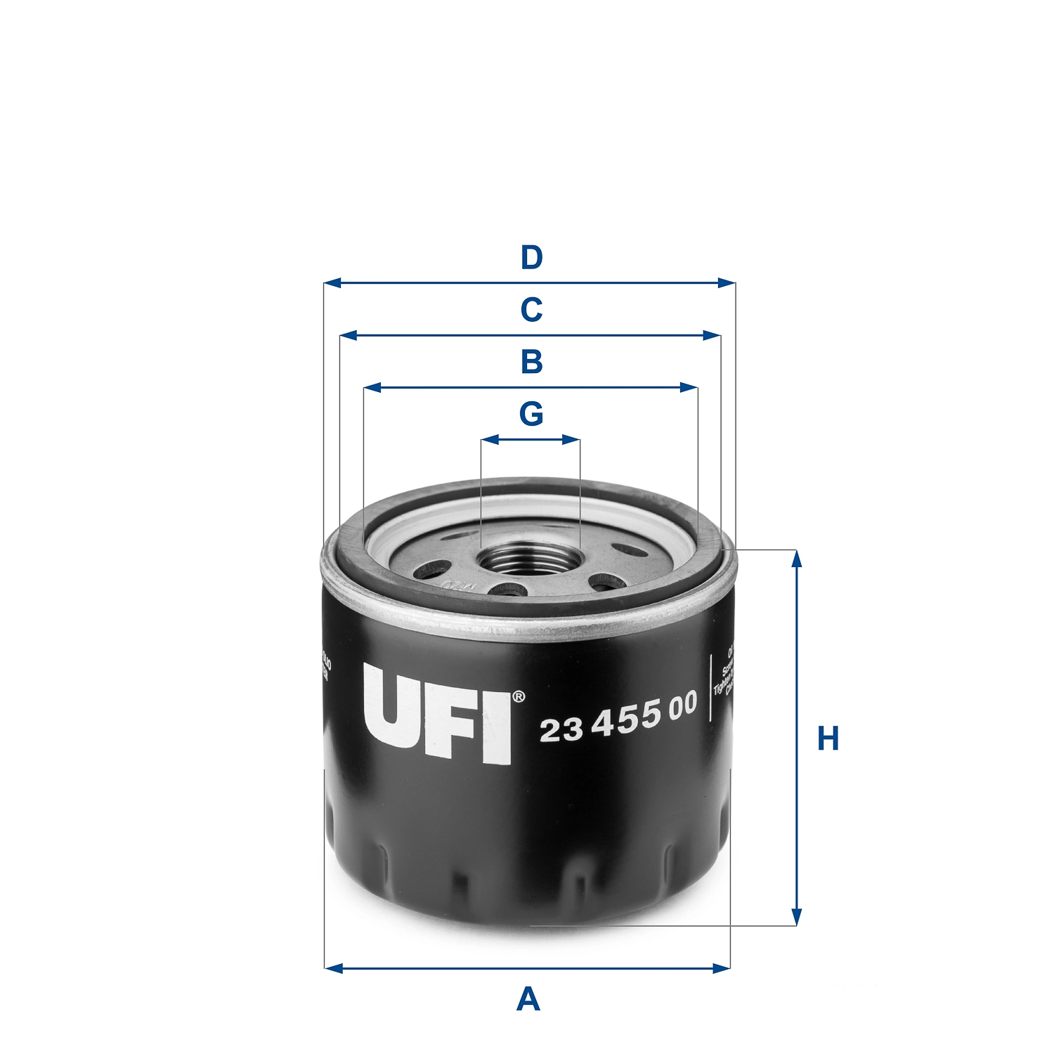 Õlifilter UFI 23.455.00