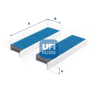 Filter, salongiõhk UFI 34.404.00