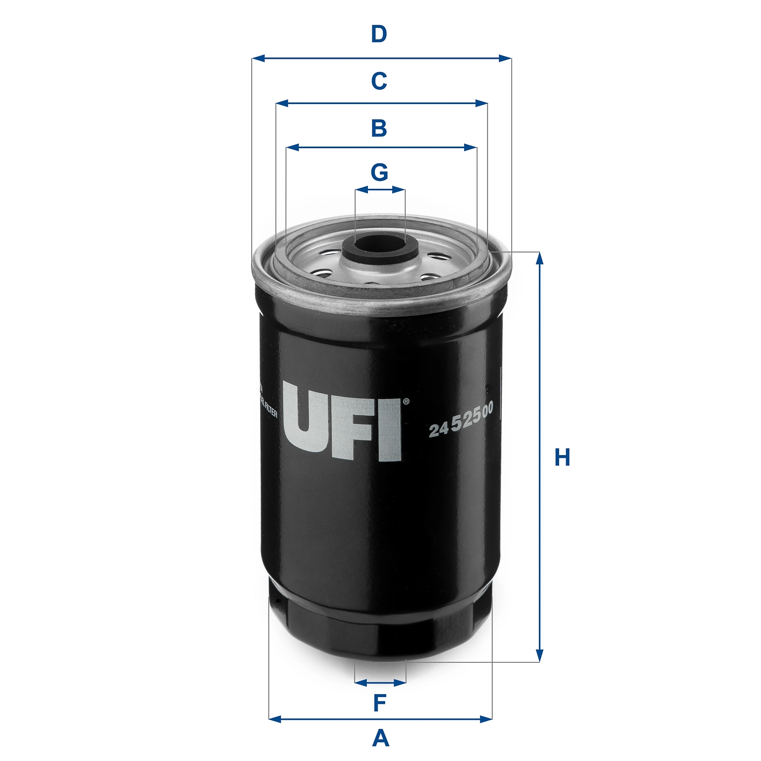Kütusefilter UFI 24.525.00