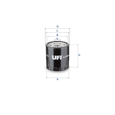 Õlifilter UFI 23.721.00