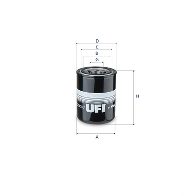 Filter, tööhüdraulika UFI 80.139.00