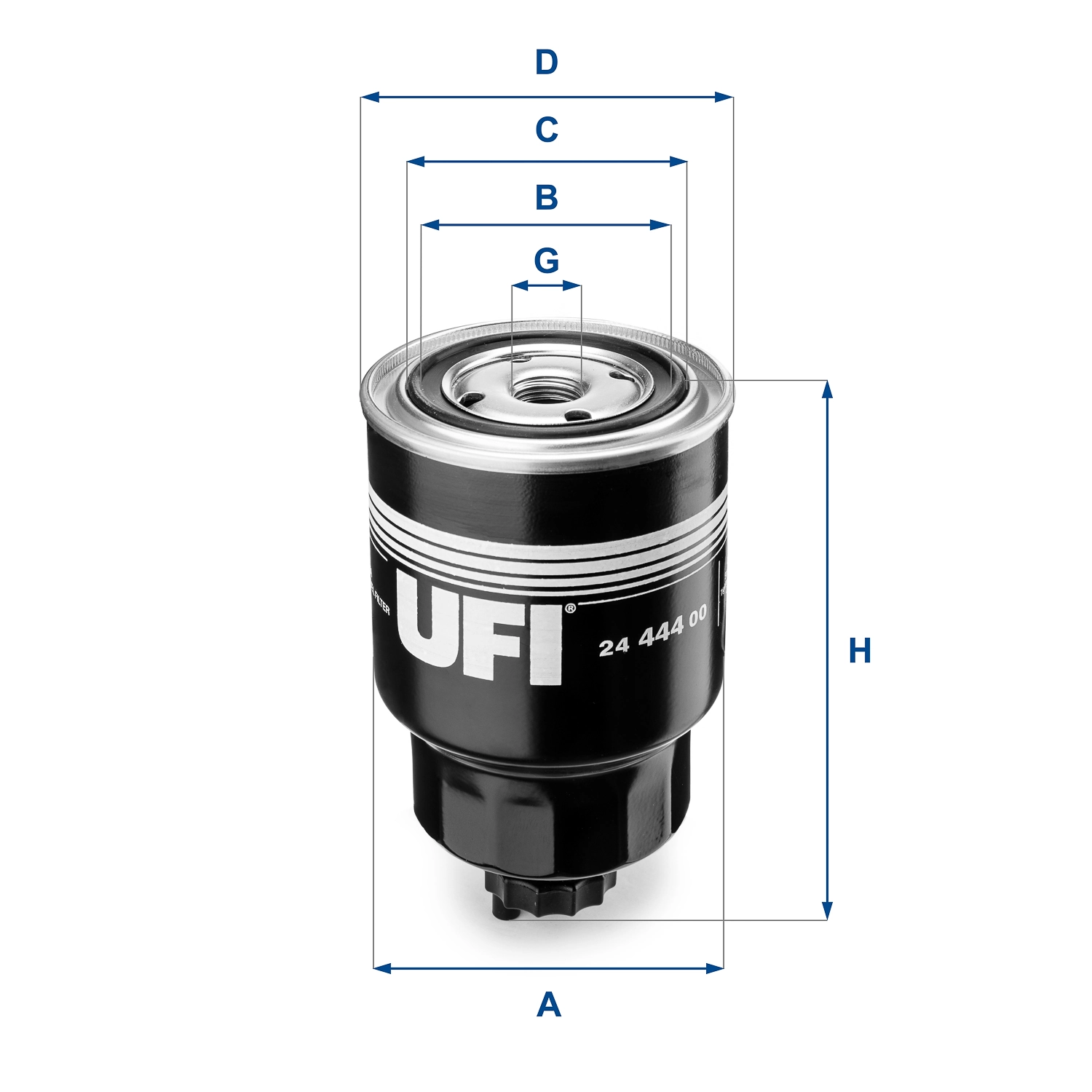 Kütusefilter UFI 24.444.00