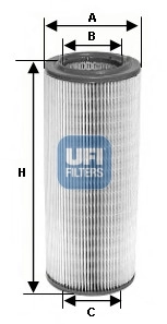 Õhufilter UFI 27.265.00