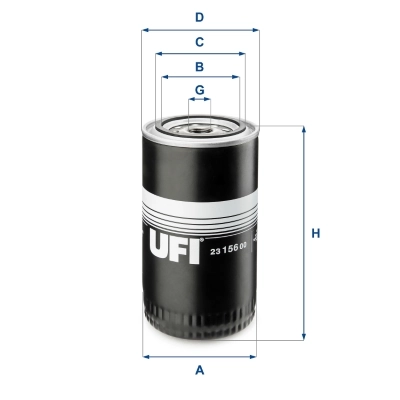 Õlifilter UFI 23.156.00