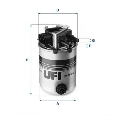 Kütusefilter UFI 24.095.00