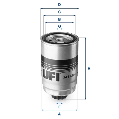 Kütusefilter UFI 24.123.00