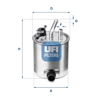 Kütusefilter UFI 55.582.00