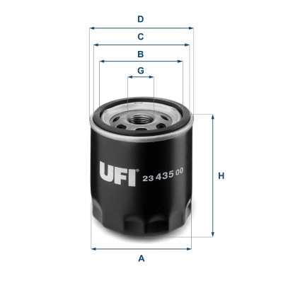 Õlifilter UFI 23.435.00