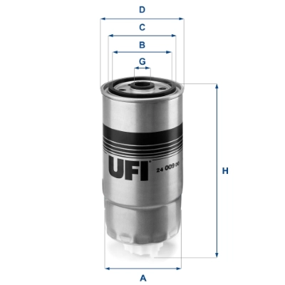 Kütusefilter UFI 24.009.00