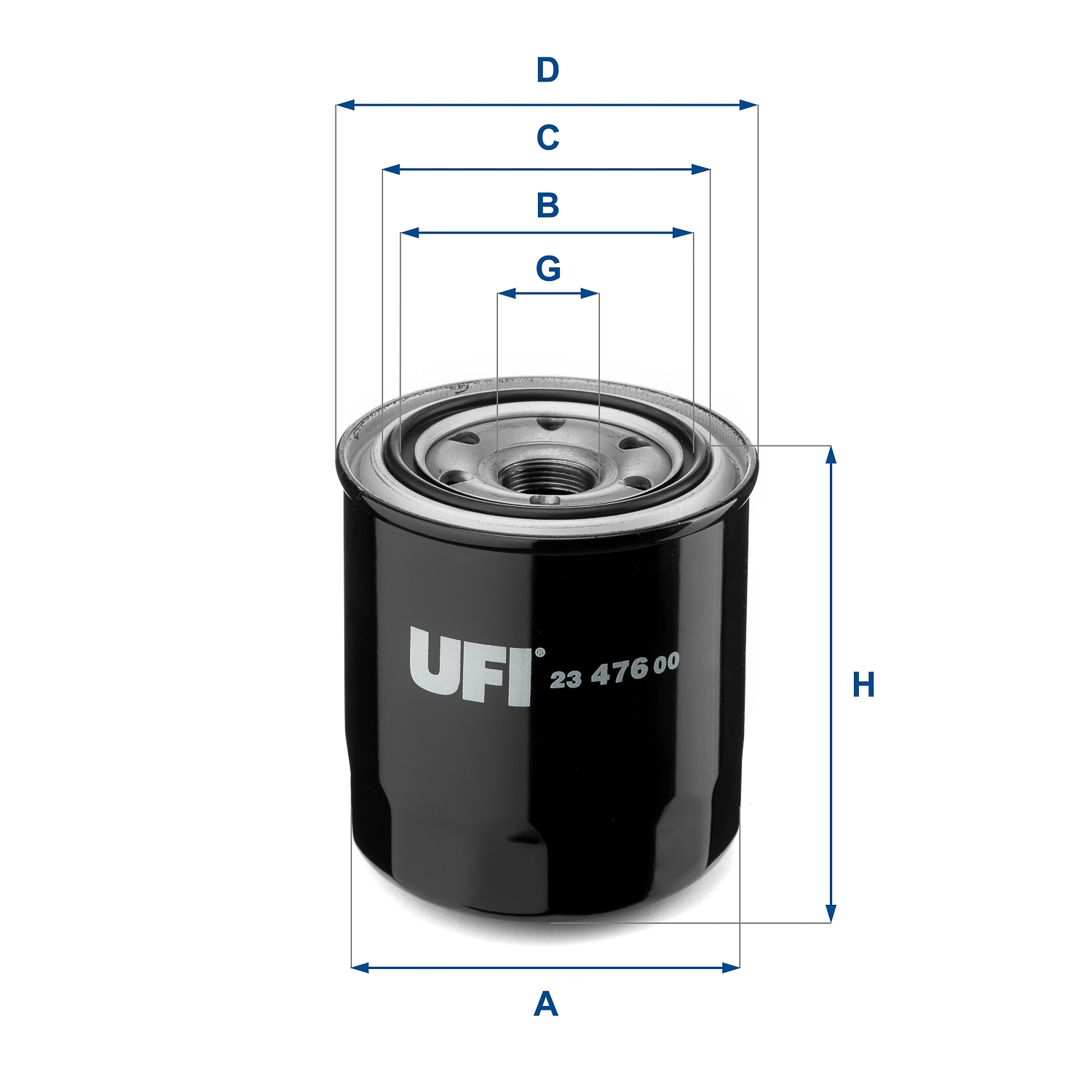 Õlifilter UFI 23.476.00