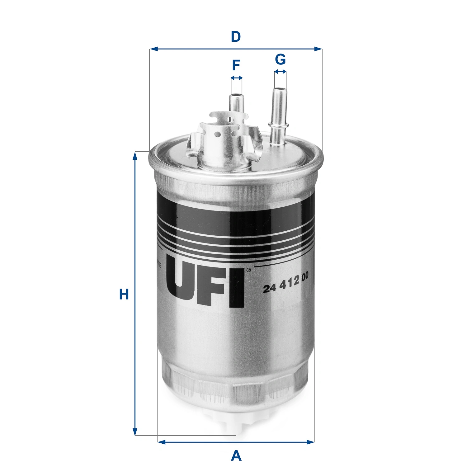Kütusefilter UFI 24.412.00