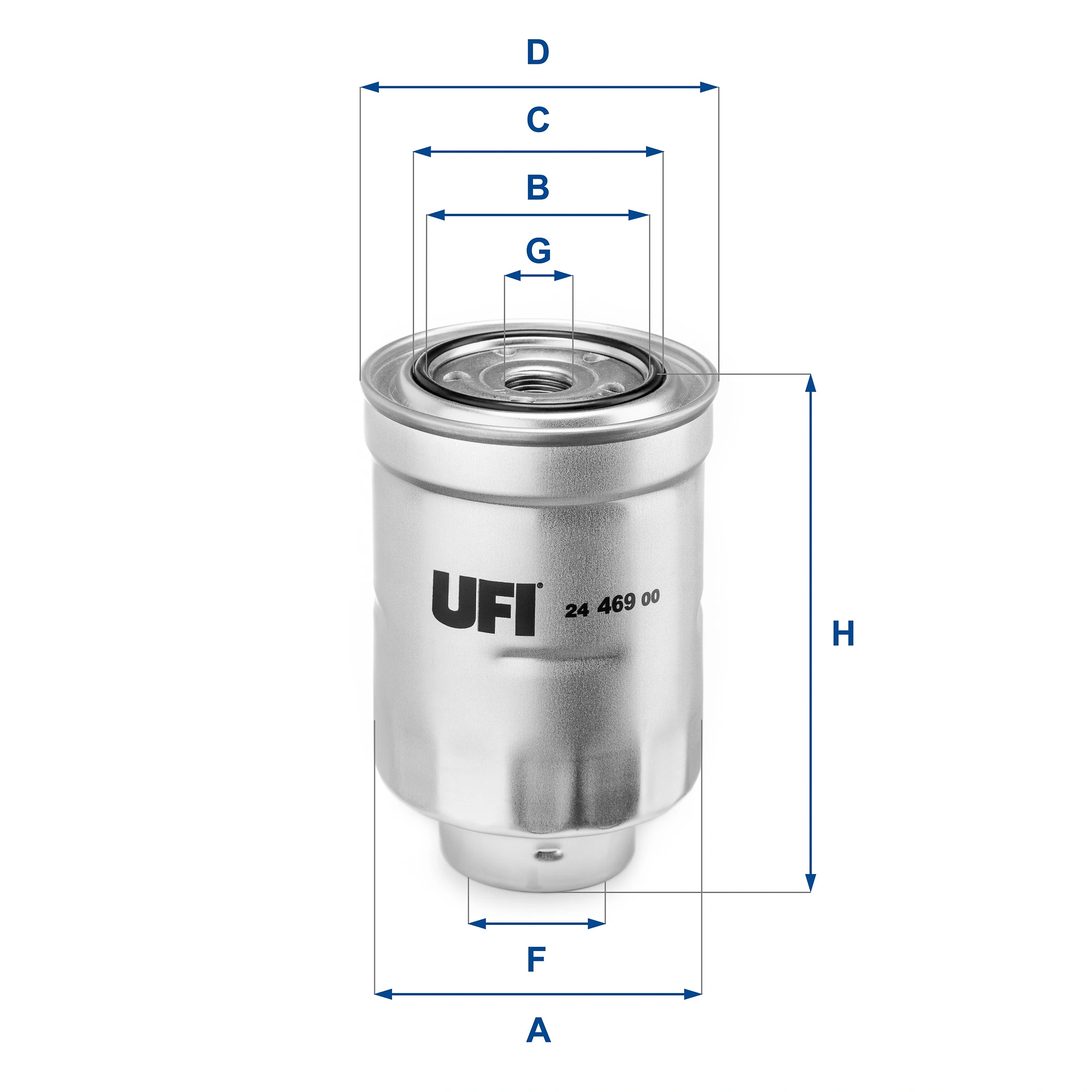 Kütusefilter UFI 24.469.00
