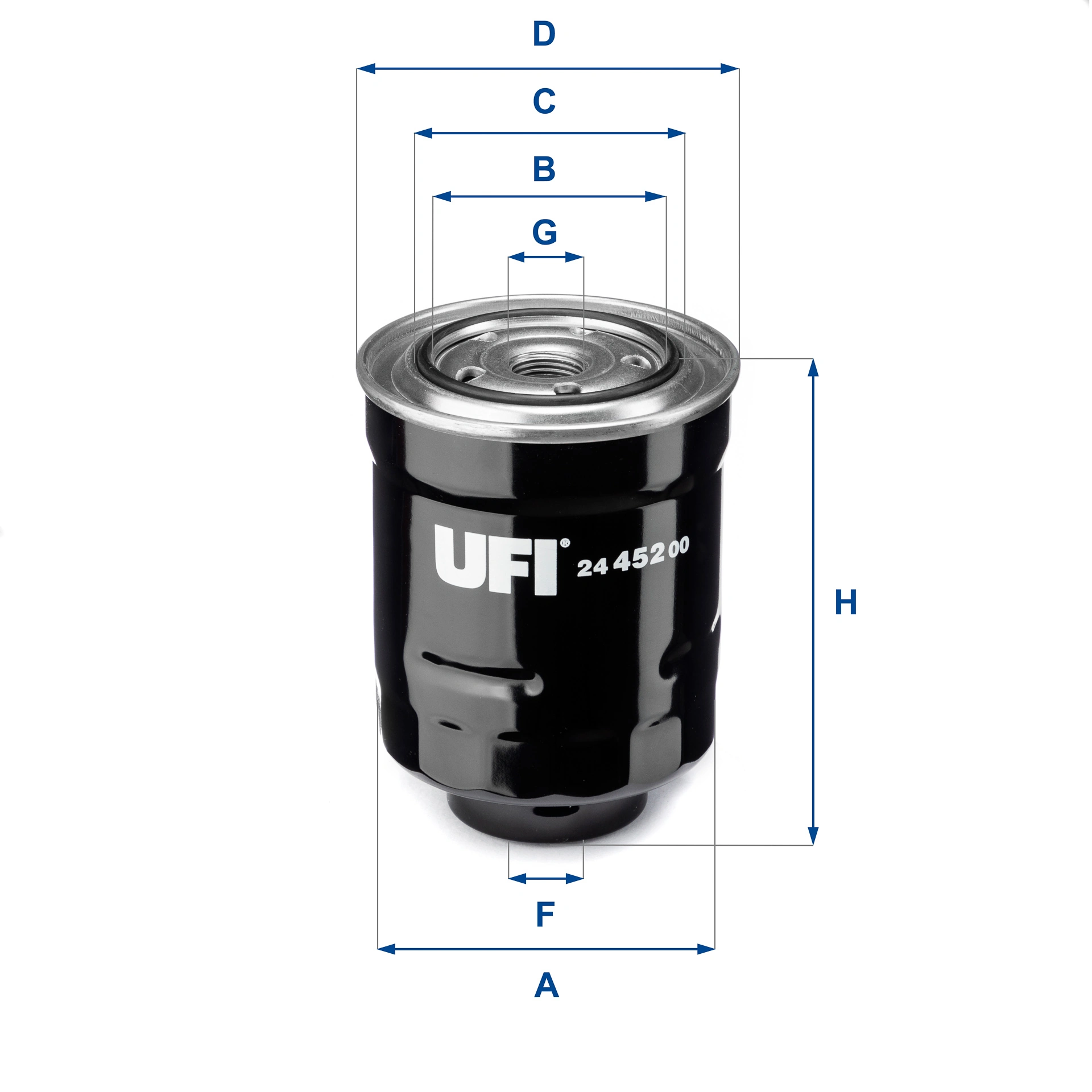 Kütusefilter UFI 24.452.00