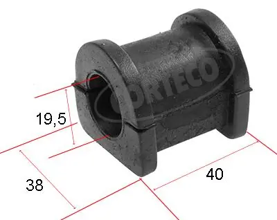 Kinnitus, stabilisaator CORTECO 80000510