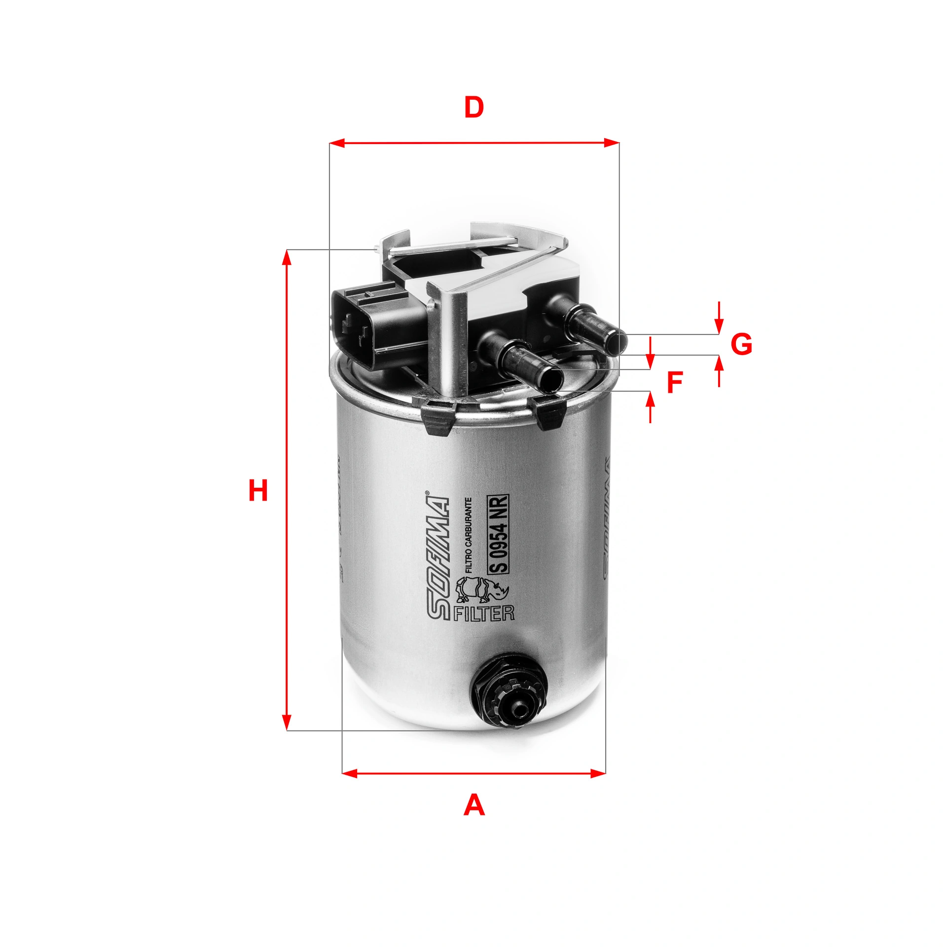 Kütusefilter SOFIMA S 0954 NR