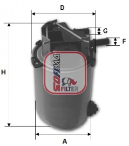 Kütusefilter SOFIMA S 1061 NR