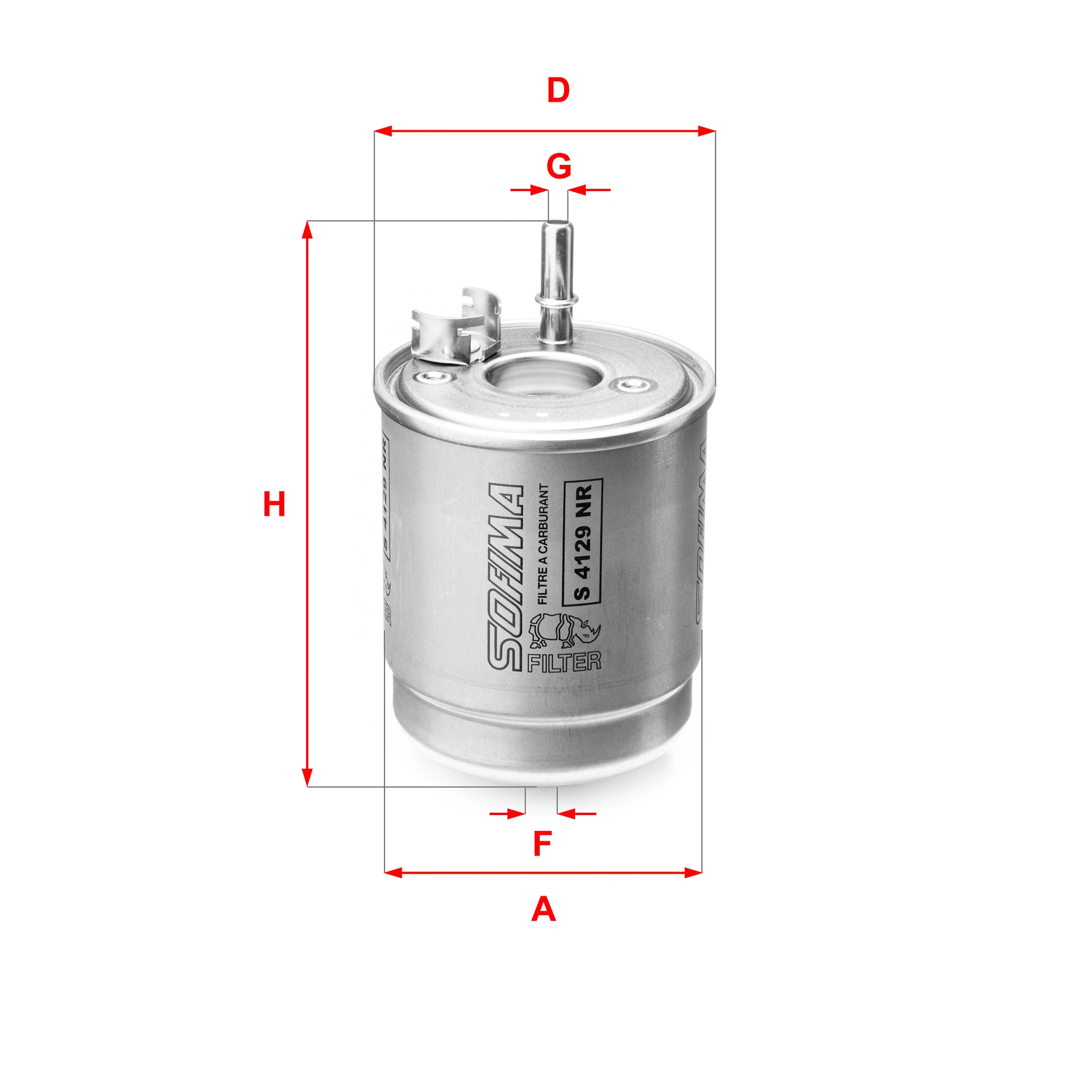 Kütusefilter SOFIMA S 4129 NR