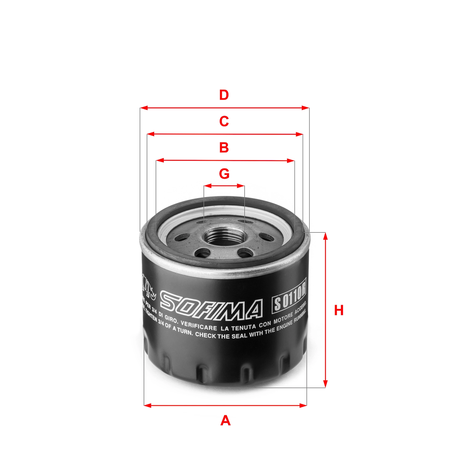 Õlifilter SOFIMA S 0110 R
