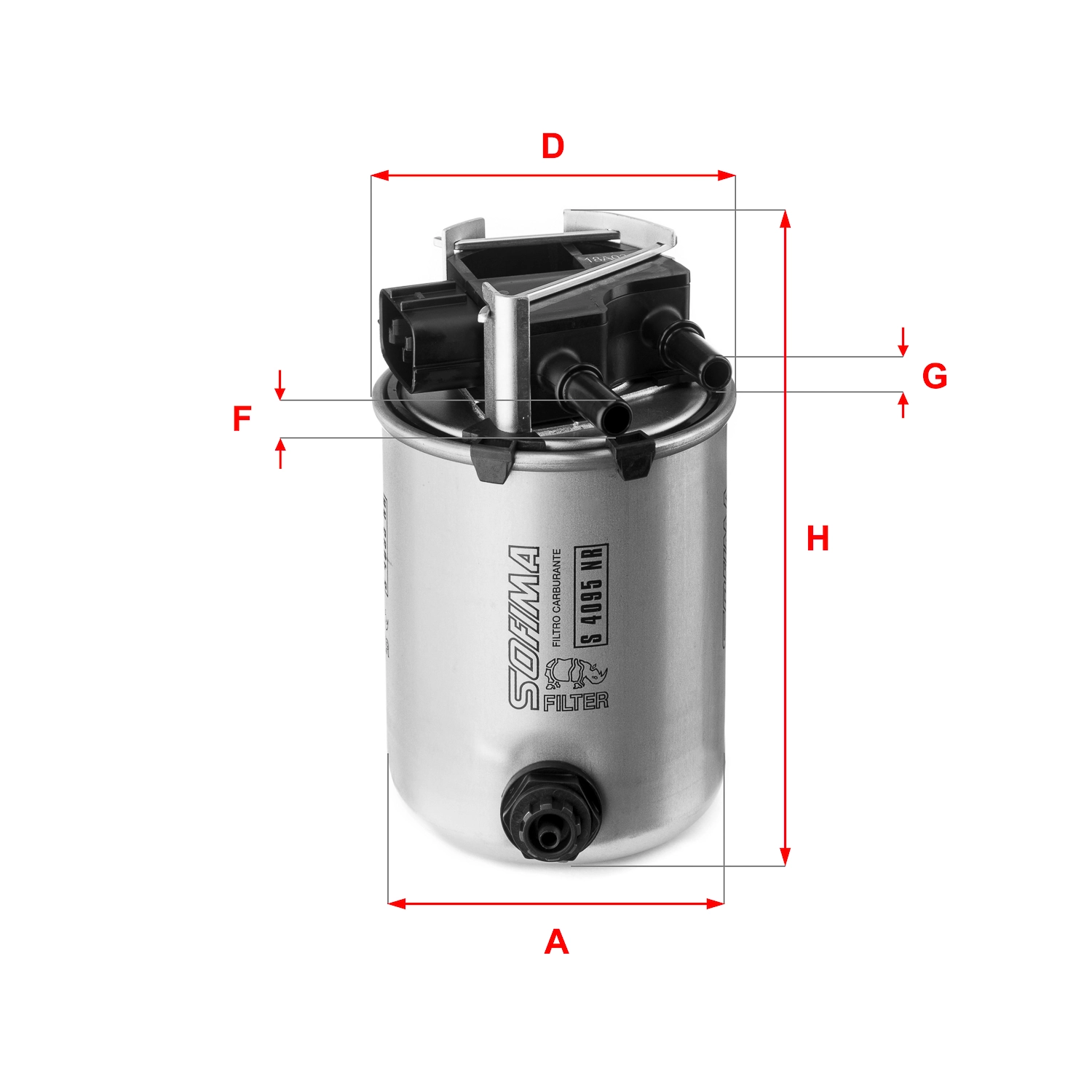 Kütusefilter SOFIMA S 4095 NR