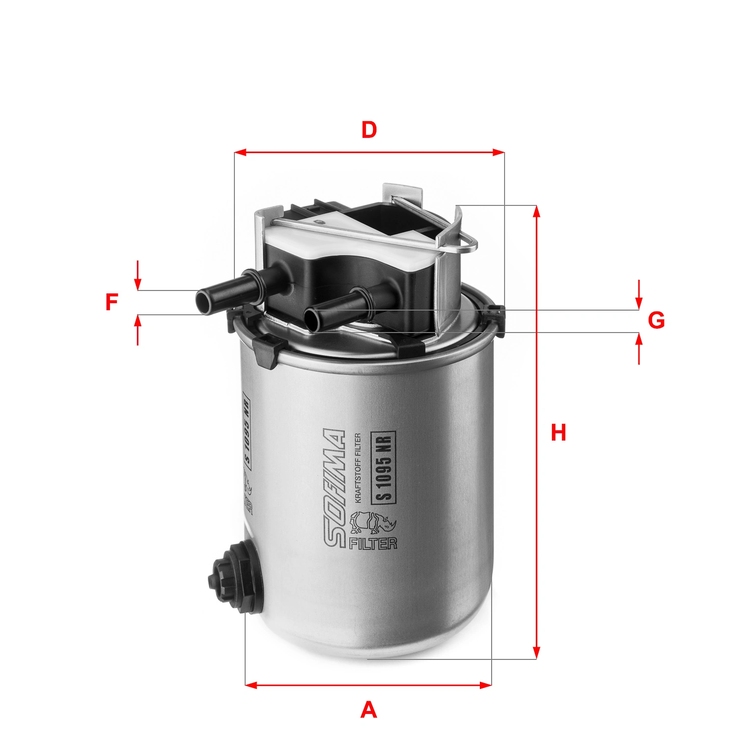 Kütusefilter SOFIMA S 1095 NR