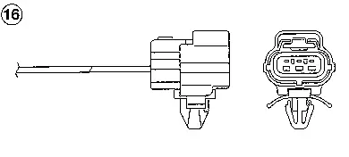 Lambda andur NGK 91575