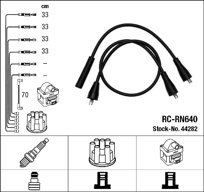 Süütesüsteemikomplekt NGK 44282