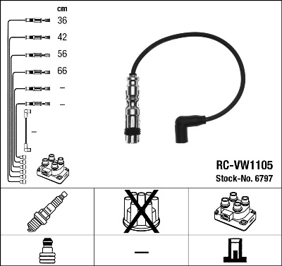 Süütesüsteemikomplekt NGK 6797