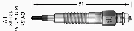 Hõõgküünal NGK 2696