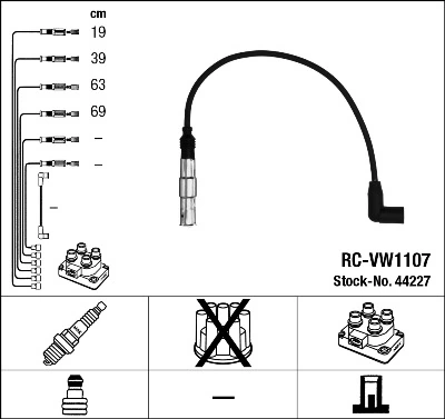 Süütesüsteemikomplekt NGK 44227
