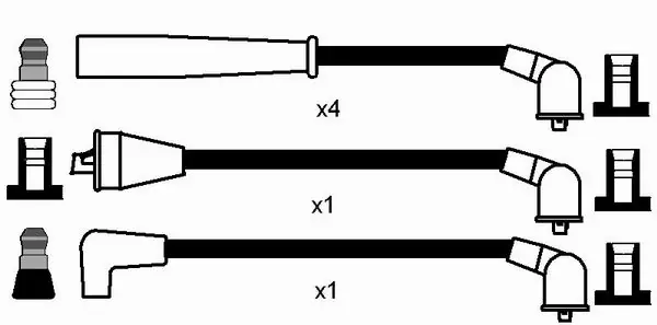 Süütesüsteemikomplekt NGK 0714