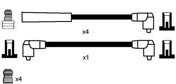 Süütesüsteemikomplekt NGK 5404