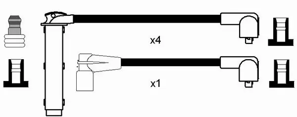 Süütesüsteemikomplekt NGK 2585