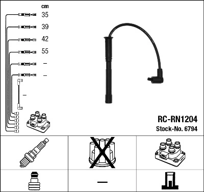 Süütesüsteemikomplekt NGK 6794