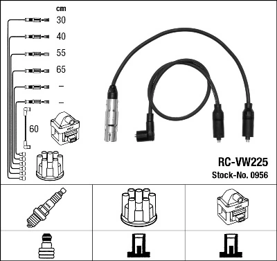 Süütesüsteemikomplekt NGK 0956