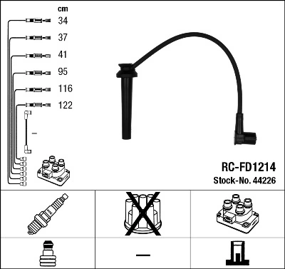 Süütesüsteemikomplekt NGK 44226