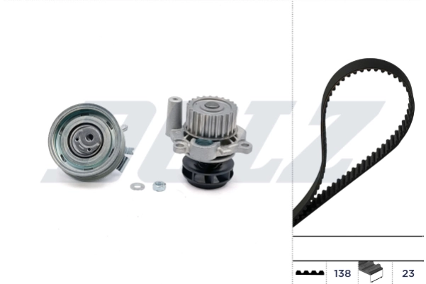 Veepump + hammasrihmakomplekt DOLZ KD063