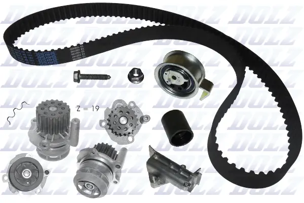 Veepump + hammasrihmakomplekt DOLZ KD037