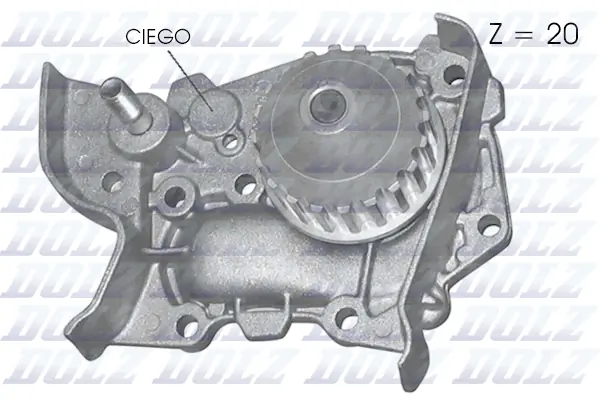 Veepump, mootori jahutus DOLZ R214