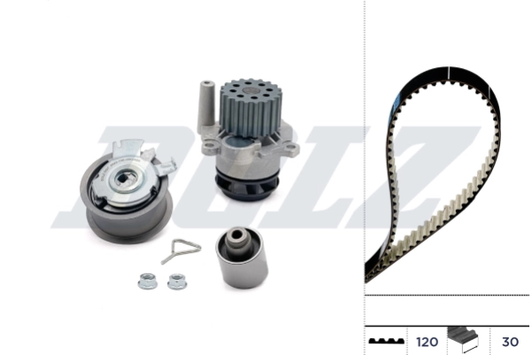 Veepump + hammasrihmakomplekt DOLZ KD054