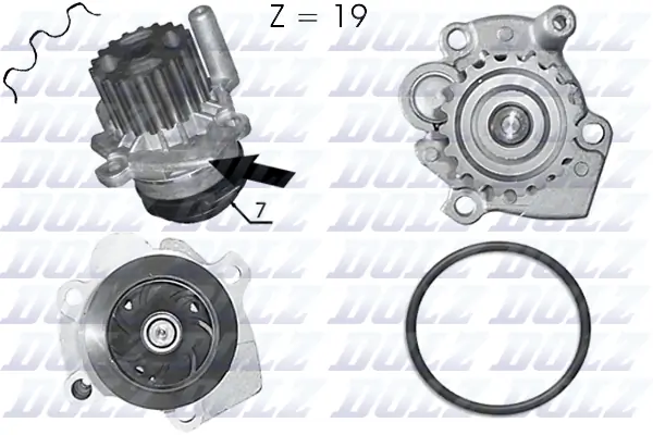 Veepump, mootori jahutus DOLZ A203