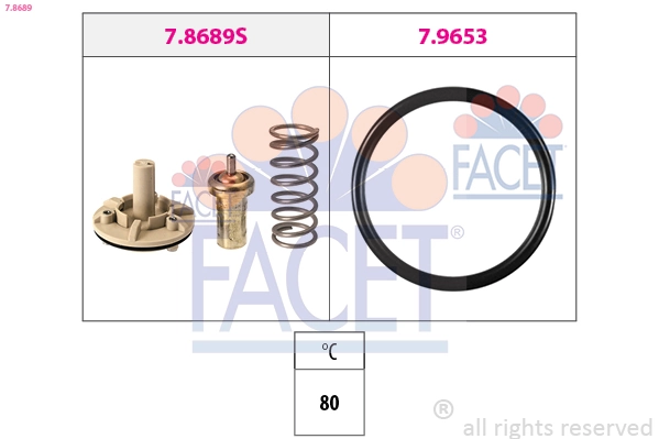 Termostaat, Jahutusvedelik FACET 7.8689