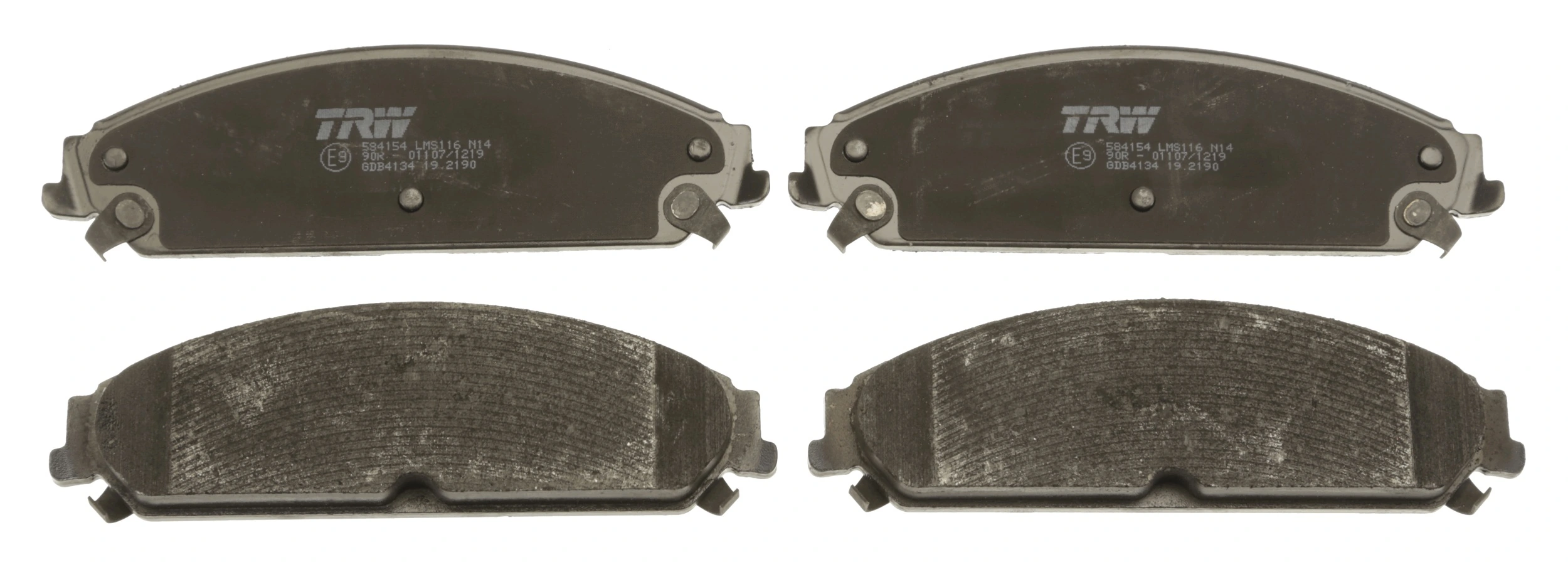Piduriklotsi komplekt, ketaspidur TRW GDB4134