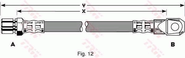 Pidurivoolik TRW PHD110