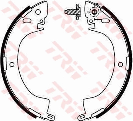 Piduriklotside komplekt TRW GS8185