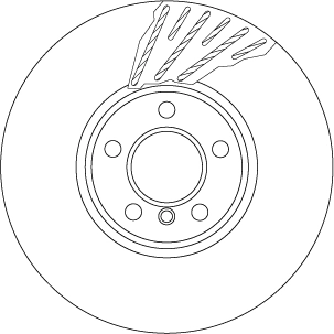 Piduriketas TRW DF6611S