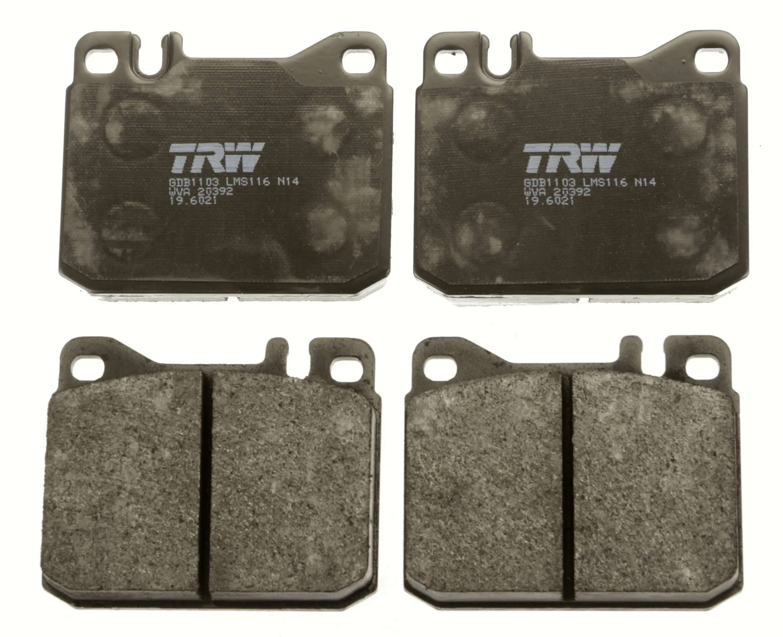 Piduriklotsi komplekt, ketaspidur TRW GDB1103