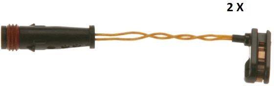 Hoiatuskontakt, piduriklotsi kulumine TRW GIC253