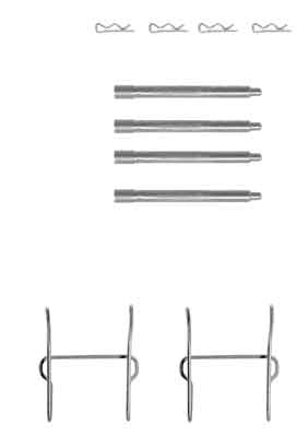Lisakomplekt, ketaspiduriklotsid TRW PFK357