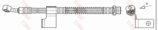 Pidurivoolik TRW PHD530