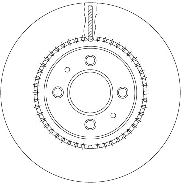 Piduriketas TRW DF6904